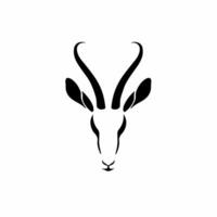 Impala Symbol Logo. tätowieren Design. Schablone Abziehbild Illustration vektor