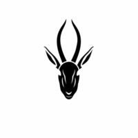 Impala Symbol Logo. tätowieren Design. Schablone Abziehbild Illustration vektor