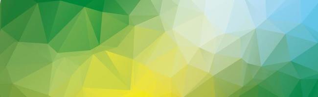 grüner polygonaler Kristallhintergrund. Polygon-Design-Muster. Umwelt grün Low-Poly-Vektor-Illustration und Hintergrund. vektor