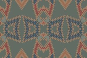 peruanisch Muster nahtlos Bandana drucken Seide Motiv Stickerei, Ikat Stickerei Design zum drucken vyshyvanka Tischset Decke Sarong Sarong Strand kurtis indisch Motive vektor