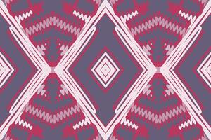 peruanisch Muster nahtlos Bandana drucken Seide Motiv Stickerei, Ikat Stickerei Design zum drucken skandinavisch Muster Saree ethnisch Geburt Zigeuner Muster vektor