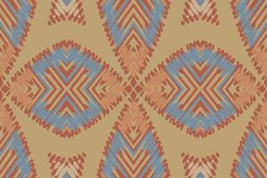 Punjabi Muster nahtlos einheimisch amerikanisch, Motiv Stickerei, Ikat Stickerei Design zum drucken Spitze Muster Türkisch Keramik uralt Ägypten Kunst Jacquard Muster vektor