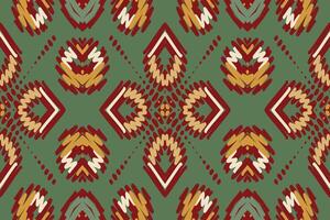 Churidar Muster nahtlos Bandana drucken Seide Motiv Stickerei, Ikat Stickerei Design zum drucken ägyptisch Muster tibetanisch Mandala Kopftuch vektor