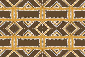 platz Muster nahtlos Bandana drucken Seide Motiv Stickerei, Ikat Stickerei Design zum drucken Muster Jahrgang Blume Volk navajo Patchwork Muster vektor