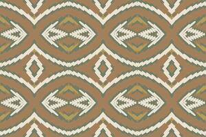 platz Muster nahtlos skandinavisch Muster Motiv Stickerei, Ikat Stickerei Design zum drucken skandinavisch Muster Saree ethnisch Geburt Zigeuner Muster vektor