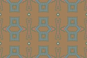 platz Muster nahtlos skandinavisch Muster Motiv Stickerei, Ikat Stickerei Design zum drucken Rand Stickerei uralt Ägypten vektor