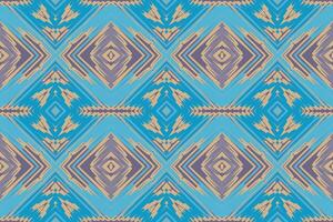 Banarasi Muster nahtlos australisch Ureinwohner Muster Motiv Stickerei, Ikat Stickerei Design zum drucken Zahl Stammes- Tinte auf Stoff Patola Sari vektor