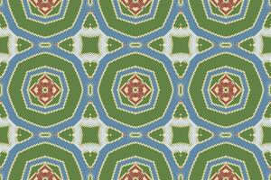 navajo Muster nahtlos einheimisch amerikanisch, Motiv Stickerei, Ikat Stickerei Design zum drucken Zahl Stammes- Tinte auf Stoff Patola Sari vektor