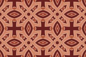 navajo Muster nahtlos einheimisch amerikanisch, Motiv Stickerei, Ikat Stickerei Design zum drucken Spitze Muster nahtlos Muster Jahrgang Shibori Jacquard nahtlos vektor