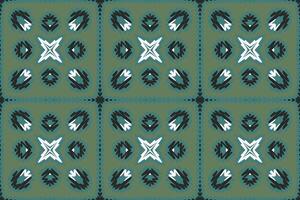 navajo Muster nahtlos australisch Ureinwohner Muster Motiv Stickerei, Ikat Stickerei Design zum drucken Tapisserie Blumen- Kimono wiederholen Muster Schnürung Spanisch Motiv vektor
