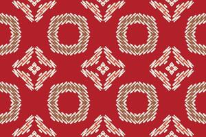 navajo Muster nahtlos Mogul die Architektur Motiv Stickerei, Ikat Stickerei Design zum drucken Krawatte Färberei Kissenbezug Sambal puri kurti Mogul die Architektur vektor