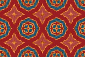 navajo Muster nahtlos australisch Ureinwohner Muster Motiv Stickerei, Ikat Stickerei Design zum drucken australisch Vorhang Muster geometrisch Kissen Modell- kurti Mogul Blumen vektor