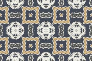 Patchwork Muster nahtlos Bandana drucken Seide Motiv Stickerei, Ikat Stickerei Design zum drucken Tapisserie Blumen- Kimono wiederholen Muster Schnürung Spanisch Motiv vektor