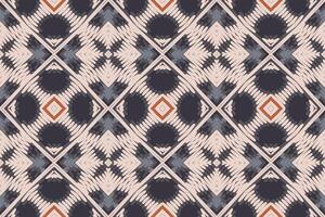 Patchwork Muster nahtlos skandinavisch Muster Motiv Stickerei, Ikat Stickerei Design zum drucken australisch Vorhang Muster geometrisch Kissen Modell- kurti Mogul Blumen vektor