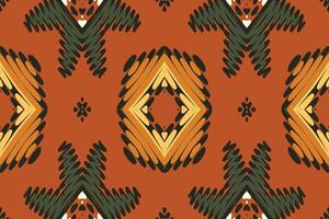 Barock Muster nahtlos einheimisch amerikanisch, Motiv Stickerei, Ikat Stickerei Design zum drucken Jacquard slawisch Muster Folklore Muster kente Arabeske vektor