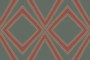 Barock Muster nahtlos einheimisch amerikanisch, Motiv Stickerei, Ikat Stickerei Design zum drucken skandinavisch Muster Saree ethnisch Geburt Zigeuner Muster vektor