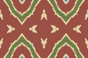 uralt Muster nahtlos australisch Ureinwohner Muster Motiv Stickerei, Ikat Stickerei Design zum drucken skandinavisch Muster Saree ethnisch Geburt Zigeuner Muster vektor