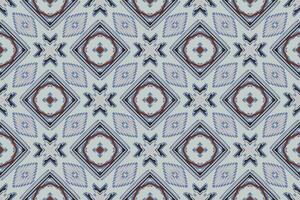 Buchara Muster nahtlos skandinavisch Muster Motiv Stickerei, Ikat Stickerei Design zum drucken Muster Jahrgang Blume Volk navajo Patchwork Muster vektor