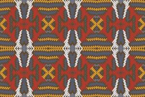 Gewebe dupatta nahtlos einheimisch amerikanisch, Motiv Stickerei, Ikat Stickerei Design zum drucken ägyptisch Muster tibetanisch Mandala Kopftuch vektor