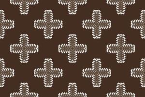 peruanisch Muster nahtlos Bandana drucken Seide Motiv Stickerei, Ikat Stickerei Design zum drucken Muster Jahrgang Blume Volk navajo Patchwork Muster vektor