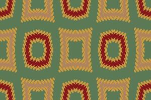 Patola Sari nahtlos Mogul die Architektur Motiv Stickerei, Ikat Stickerei Design zum drucken Tapisserie Blumen- Kimono wiederholen Muster Schnürung Spanisch Motiv vektor