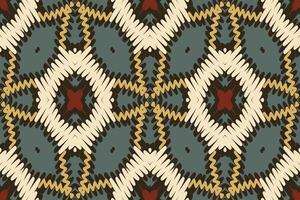 Kelim Muster nahtlos australisch Ureinwohner Muster Motiv Stickerei, Ikat Stickerei Design zum drucken Muster Jahrgang Blume Volk navajo Patchwork Muster vektor