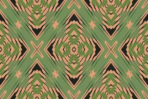 Salwar Muster nahtlos australisch Ureinwohner Muster Motiv Stickerei, Ikat Stickerei Design zum drucken skandinavisch Muster Saree ethnisch Geburt Zigeuner Muster vektor