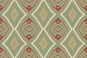 pakistanisch Kleider Muster nahtlos australisch Ureinwohner Muster Motiv Stickerei, Ikat Stickerei Design zum drucken einheimisch Kunst Ureinwohner Kunst Muster Blumen- kurti Mogul Rand vektor