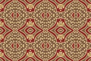 pakistanisch Kleider Muster nahtlos Mogul die Architektur Motiv Stickerei, Ikat Stickerei Design zum drucken Spitze Muster Türkisch Keramik uralt Ägypten Kunst Jacquard Muster vektor