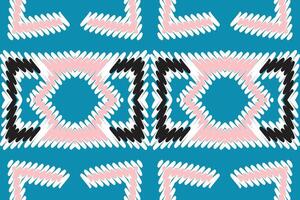 Churidar Muster nahtlos einheimisch amerikanisch, Motiv Stickerei, Ikat Stickerei Design zum drucken Muster Jahrgang Blume Volk navajo Patchwork Muster vektor