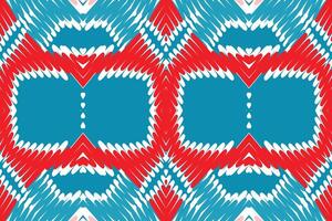 Churidar Muster nahtlos einheimisch amerikanisch, Motiv Stickerei, Ikat Stickerei Design zum drucken skandinavisch Muster Saree ethnisch Geburt Zigeuner Muster vektor