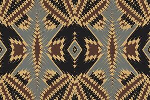 Churidar Muster nahtlos australisch Ureinwohner Muster Motiv Stickerei, Ikat Stickerei Design zum drucken Zahl Stammes- Tinte auf Stoff Patola Sari vektor