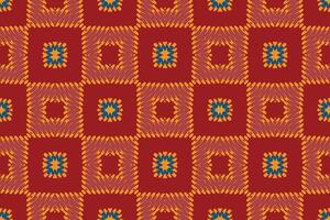 Banarasi Muster nahtlos Bandana drucken Seide Motiv Stickerei, Ikat Stickerei Design zum drucken Spitze Muster nahtlos Muster Jahrgang Shibori Jacquard nahtlos vektor