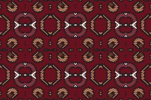 Banarasi Muster nahtlos australisch Ureinwohner Muster Motiv Stickerei, Ikat Stickerei Design zum drucken Spitze Muster nahtlos Muster Jahrgang Shibori Jacquard nahtlos vektor