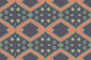 Banarasi Muster nahtlos Mogul die Architektur Motiv Stickerei, Ikat Stickerei Design zum drucken Jacquard slawisch Muster Folklore Muster kente Arabeske vektor