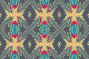 Banarasi Muster nahtlos Mogul die Architektur Motiv Stickerei, Ikat Stickerei Design zum drucken Spitze Muster nahtlos Muster Jahrgang Shibori Jacquard nahtlos vektor