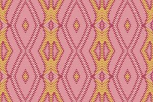 Banarasi Muster nahtlos skandinavisch Muster Motiv Stickerei, Ikat Stickerei Design zum drucken Tapisserie Blumen- Kimono wiederholen Muster Schnürung Spanisch Motiv vektor