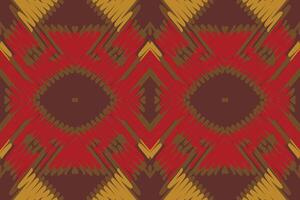 Ghagra Muster nahtlos Mogul die Architektur Motiv Stickerei, Ikat Stickerei Design zum drucken Muster Jahrgang Blume Volk navajo Patchwork Muster vektor