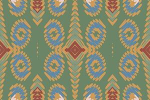 Seide Stoff Patola Sari Muster nahtlos Mogul die Architektur Motiv Stickerei, Ikat Stickerei Design zum drucken Tapisserie Blumen- Kimono wiederholen Muster Schnürung Spanisch Motiv vektor