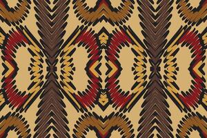 Seide Stoff Patola Sari Muster nahtlos australisch Ureinwohner Muster Motiv Stickerei, Ikat Stickerei Design zum drucken Rand Stickerei uralt Ägypten vektor