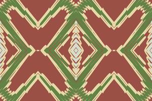 nordisch Muster nahtlos australisch Ureinwohner Muster Motiv Stickerei, Ikat Stickerei Design zum drucken Schal Hijab Muster Kopftuch Ikat Seide kurti Modell- Mogul Muster vektor