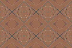 navajo Muster nahtlos australisch Ureinwohner Muster Motiv Stickerei, Ikat Stickerei Design zum drucken Krawatte Färberei Kissenbezug Sambal puri kurti Mogul die Architektur vektor