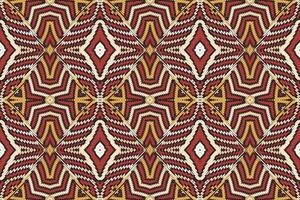 navajo Muster nahtlos einheimisch amerikanisch, Motiv Stickerei, Ikat Stickerei Design zum drucken Muster Jahrgang Blume Volk navajo Patchwork Muster vektor