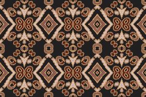 Patchwork Muster nahtlos Mogul die Architektur Motiv Stickerei, Ikat Stickerei Design zum drucken skandinavisch Muster Saree ethnisch Geburt Zigeuner Muster vektor