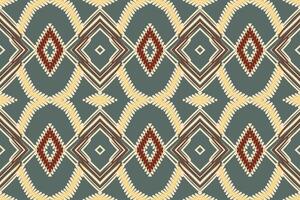 Barock Muster nahtlos Bandana drucken Seide Motiv Stickerei, Ikat Stickerei Design zum drucken skandinavisch Muster Saree ethnisch Geburt Zigeuner Muster vektor