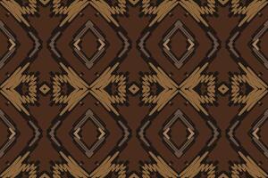 Barock Muster nahtlos Mogul die Architektur Motiv Stickerei, Ikat Stickerei Design zum drucken Muster Jahrgang Blume Volk navajo Patchwork Muster vektor