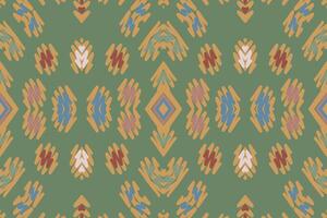 uralt Muster nahtlos einheimisch amerikanisch, Motiv Stickerei, Ikat Stickerei Design zum drucken Kurta Muster Mogul Motive Tapisserie Muster Blumen- wiederholen vektor