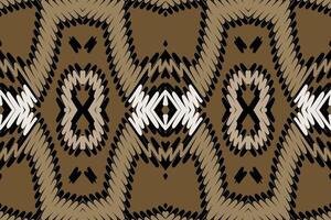 uralt Muster nahtlos australisch Ureinwohner Muster Motiv Stickerei, Ikat Stickerei Design zum drucken Krawatte Färberei Kissenbezug Sambal puri kurti Mogul die Architektur vektor