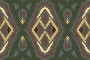 uralt Muster nahtlos australisch Ureinwohner Muster Motiv Stickerei, Ikat Stickerei Design zum drucken skandinavisch Muster Saree ethnisch Geburt Zigeuner Muster vektor