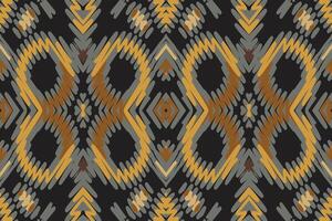 uralt Muster nahtlos skandinavisch Muster Motiv Stickerei, Ikat Stickerei Design zum drucken ägyptisch Muster tibetanisch Mandala Kopftuch vektor